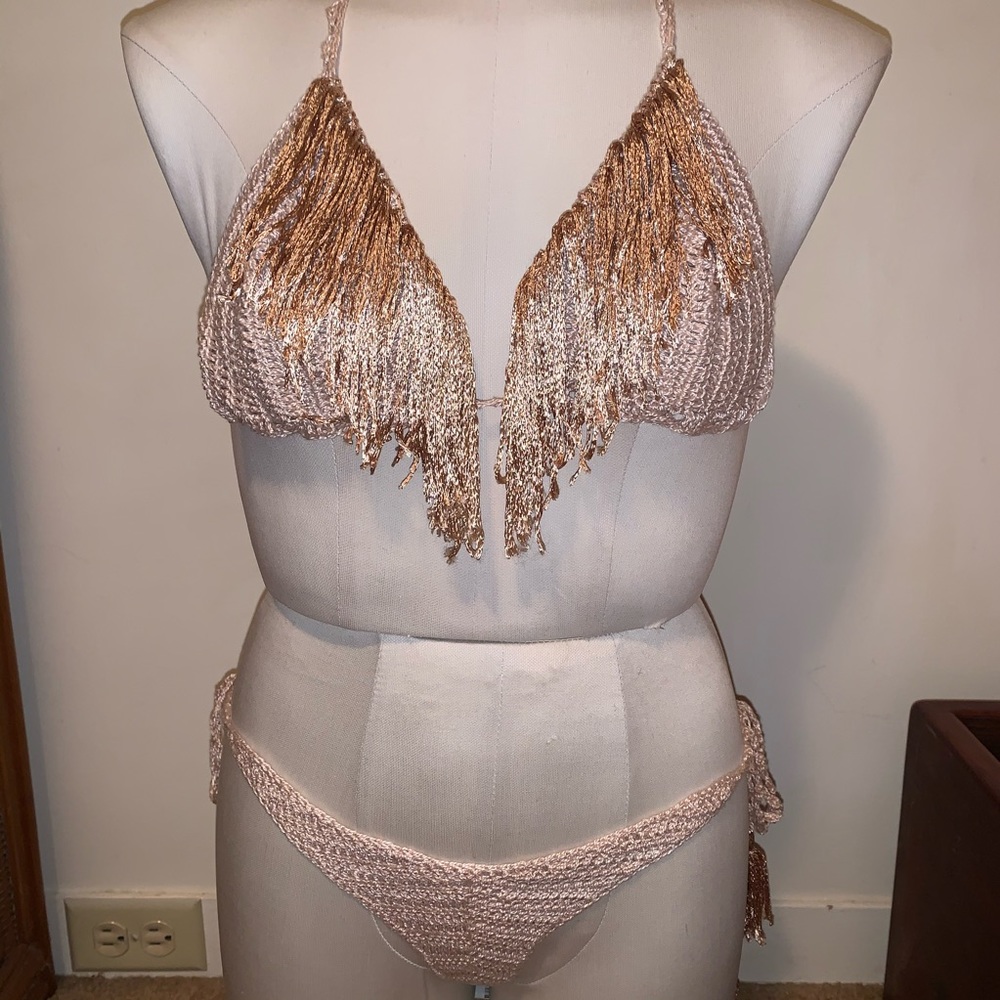 Hand made crochet bikini set